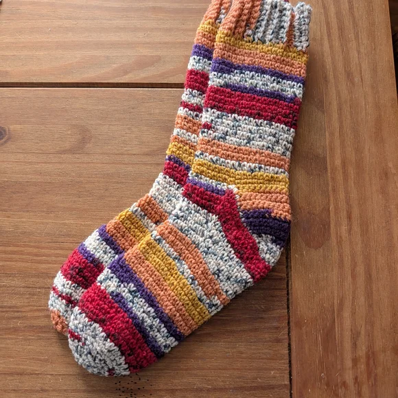 Handmade Merino Wool Socks - Picture 1 of 2